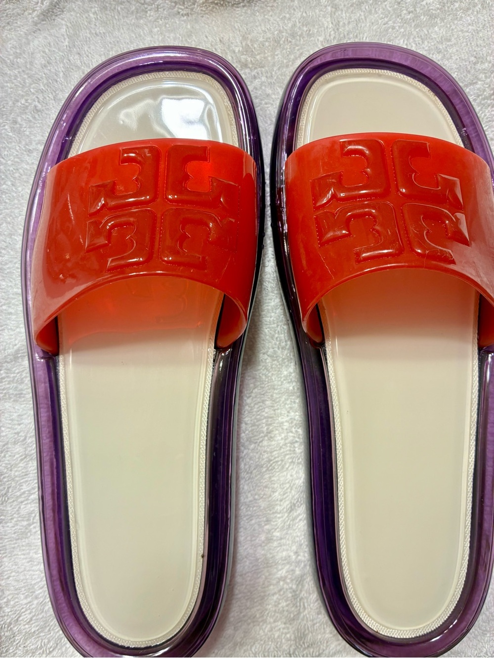Tory Burch Red Slide Sandals